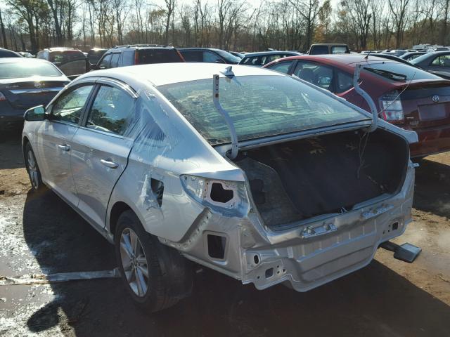 5NPE24AF4FH231859 - 2015 HYUNDAI SONATA SE SILVER photo 3