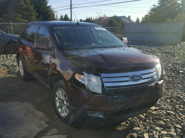 2FMDK4JC8ABB18661 - 2010 FORD EDGE SEL BROWN photo 1