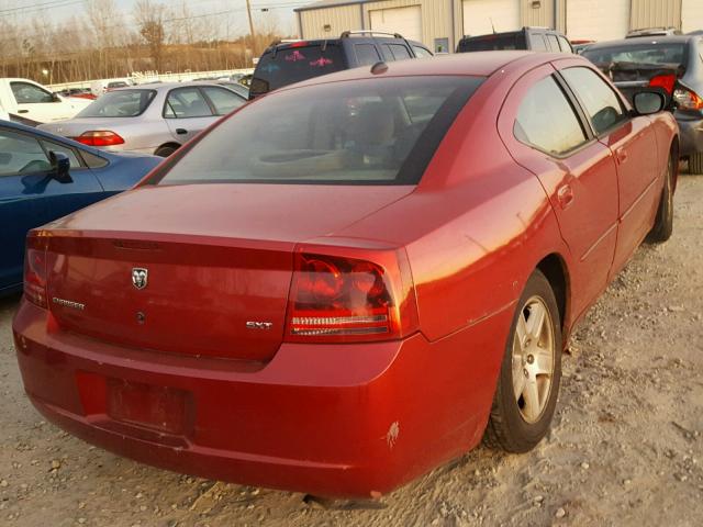 2B3KA43G16H172825 - 2006 DODGE CHARGER SE RED photo 4