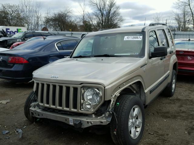 1J4PN2GK0BW502097 - 2011 JEEP LIBERTY SP GOLD photo 2