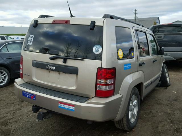 1J4PN2GK0BW502097 - 2011 JEEP LIBERTY SP GOLD photo 4