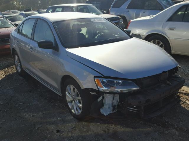 3VWD17AJ6FM321865 - 2015 VOLKSWAGEN JETTA SE فضي صورة 1