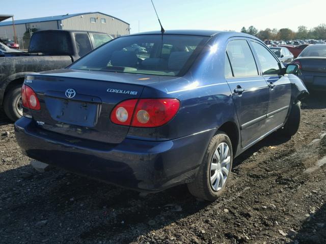 2T1BR32E06C697936 - 2006 TOYOTA COROLLA CE BLUE photo 4