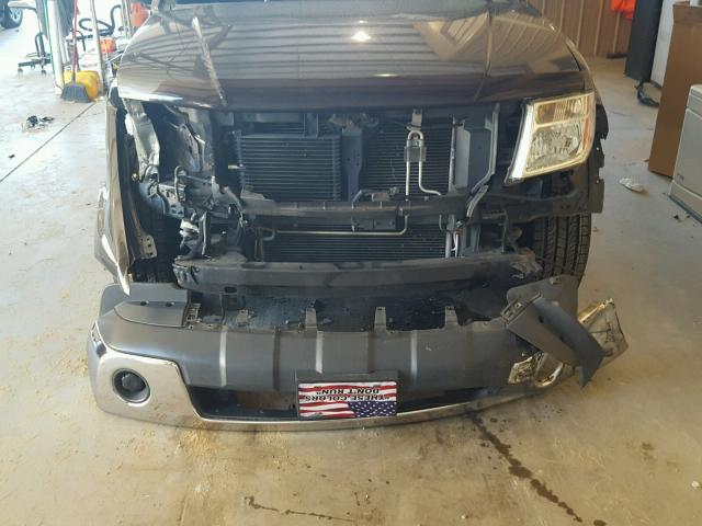 1N6AD06UX8C448837 - 2008 NISSAN FRONTIER GRAY photo 9