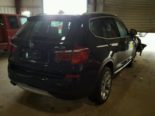 5UXWZ7C52F0M83434 - 2015 BMW X3 SDRIVE2 BLACK photo 4