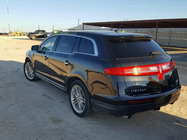 2LMHJ5AT8DBL54360 - 2013 LINCOLN MKT BLACK photo 3