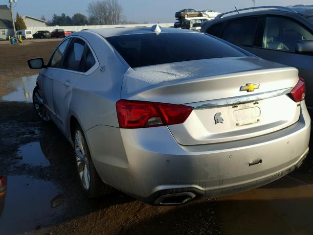 2G1155S30E9100731 - 2014 CHEVROLET IMPALA LTZ SILVER photo 3