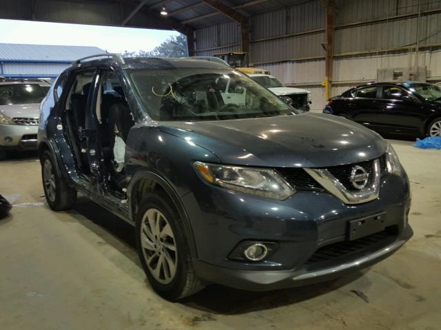 5N1AT2MT2FC888460 - 2015 NISSAN ROGUE S BLUE photo 1