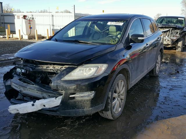 JM3TB38A880156599 - 2008 MAZDA CX-9 BLACK photo 2