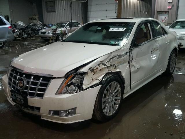 1G6DS5E37D0121662 - 2013 CADILLAC CTS PREMIU WHITE photo 2