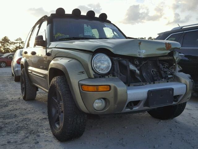 1J4GL38K42W358788 - 2002 JEEP LIBERTY RE GREEN photo 1