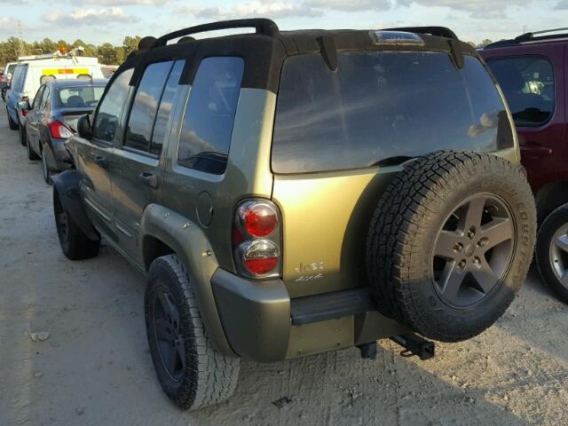 1J4GL38K42W358788 - 2002 JEEP LIBERTY RE GREEN photo 3