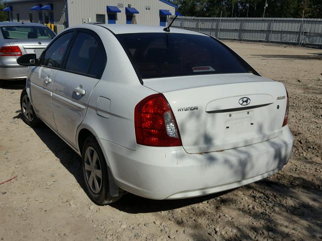 KMHCN46CX7U152485 - 2007 HYUNDAI ACCENT GLS WHITE photo 3