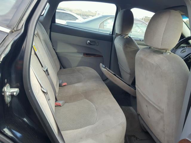 2G4WC582361204224 - 2006 BUICK LACROSSE C BLACK photo 6