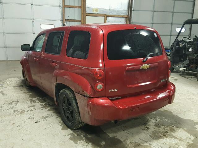 3GNBABDB9AS576460 - 2010 CHEVROLET HHR LT RED photo 3