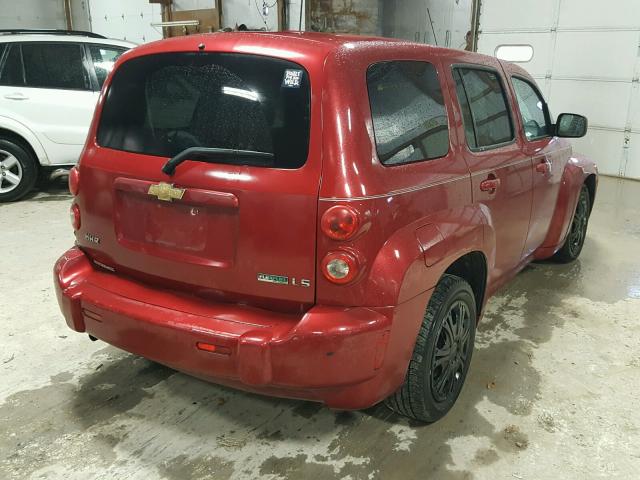 3GNBABDB9AS576460 - 2010 CHEVROLET HHR LT RED photo 4