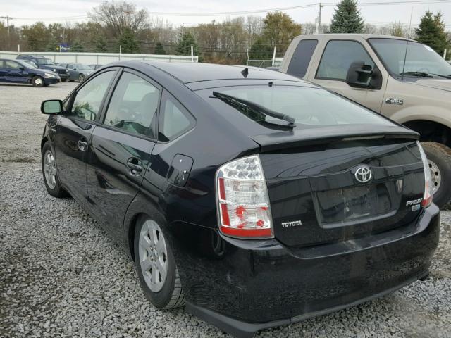 JTDKB20U763137414 - 2006 TOYOTA PRIUS BLACK photo 3