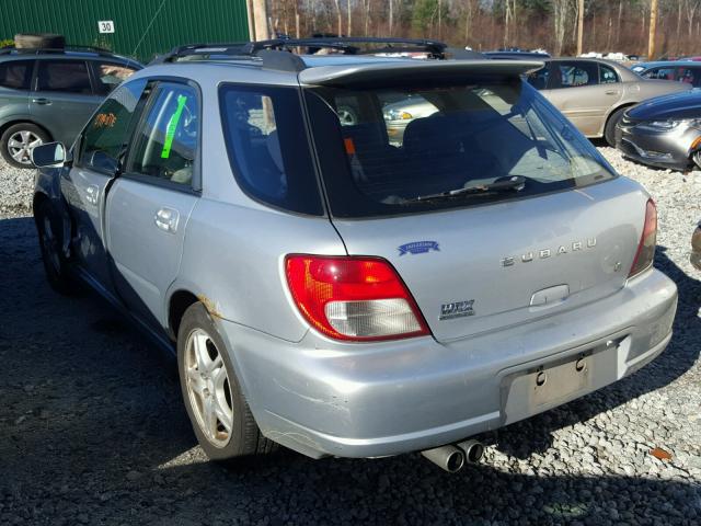 JF1GG29623H806138 - 2003 SUBARU IMPREZA WR SILVER photo 3