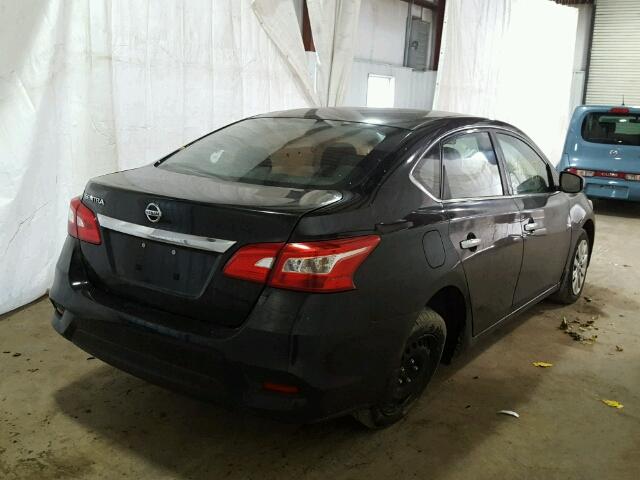 3N1AB7AP6GY241387 - 2016 NISSAN SENTRA S BLACK photo 4