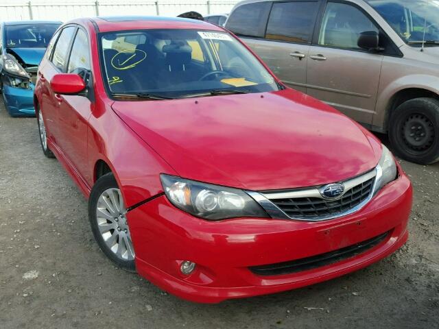 JF1GH62659H809235 - 2009 SUBARU IMPREZA 2. RED photo 1