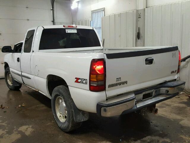 2GTEK19T331334034 - 2003 GMC NEW SIERRA WHITE photo 3