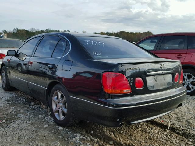 JT8BD69S930186497 - 2003 LEXUS GS 300 BLACK photo 3