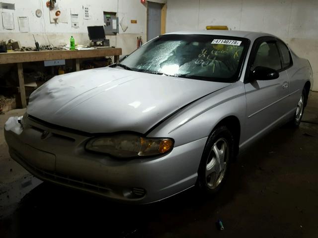 2G1WW12E729385890 - 2002 CHEVROLET MONTE CARL ვერცხლისფერი ფოტო 2