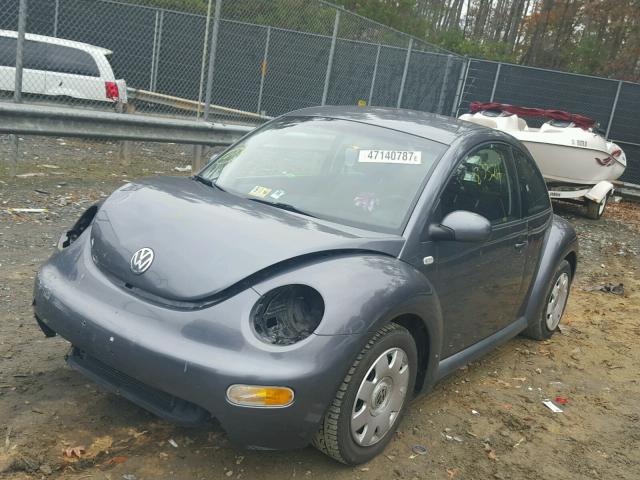 3VWCK21C42M410132 - 2002 VOLKSWAGEN NEW BEETLE ვერცხლისფერი ფოტო 2