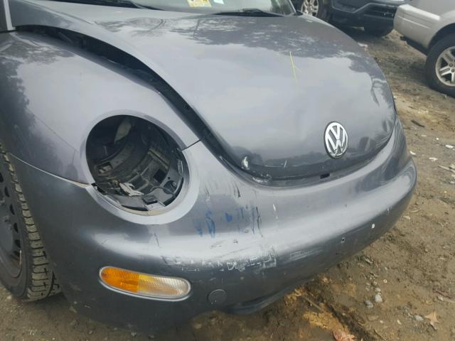 3VWCK21C42M410132 - 2002 VOLKSWAGEN NEW BEETLE ვერცხლისფერი ფოტო 9