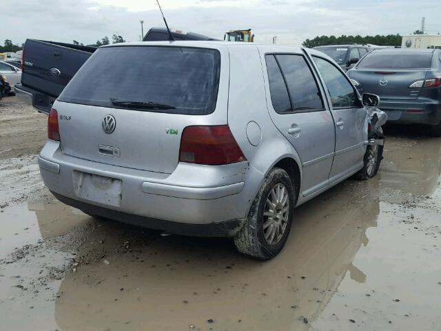 9BWGR61J954008358 - 2005 VOLKSWAGEN GOLF GLS T SILVER photo 4