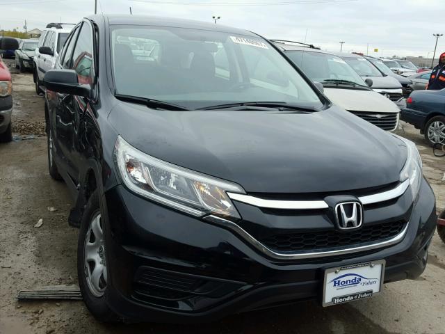 3CZRM3H30FG705794 - 2015 HONDA CR-V LX BLACK photo 1