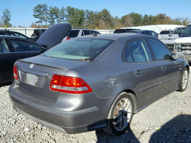 YS3FH49Y941025703 - 2004 SAAB 9-3 AERO GRAY photo 4