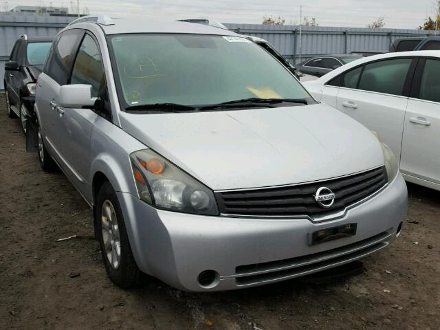 5N1BV28U08N111736 - 2008 NISSAN QUEST S SILVER photo 1