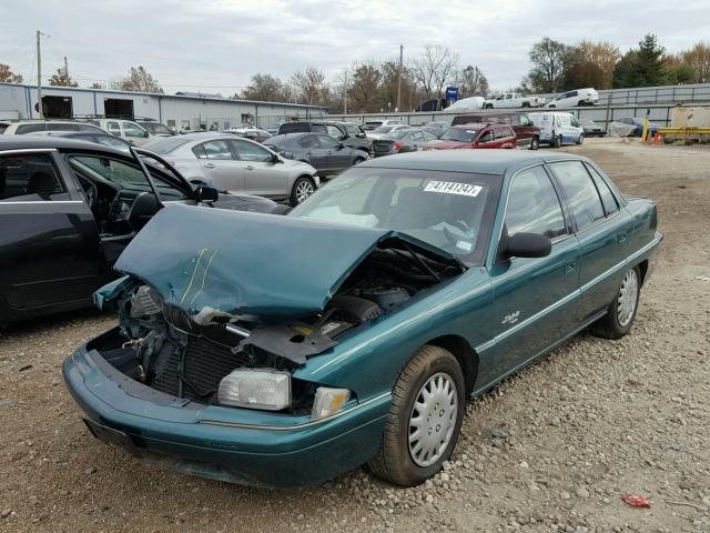 1G4NJ52M5TC408024 - 1996 BUICK SKYLARK GR GREEN photo 2