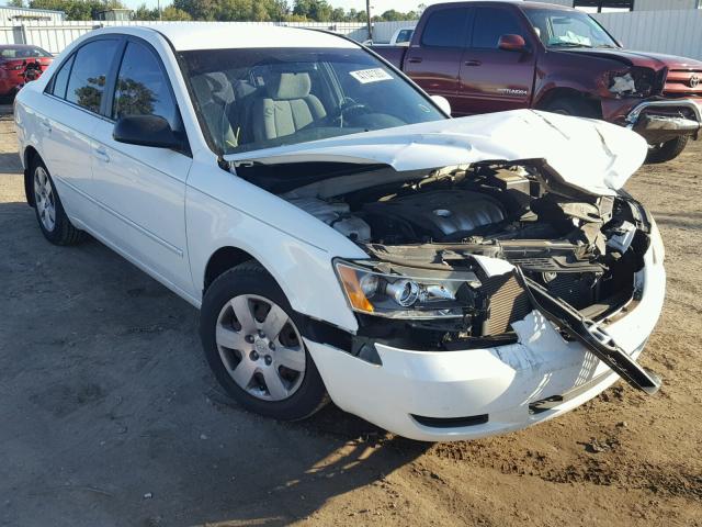 5NPET46C47H275874 - 2007 HYUNDAI SONATA GLS WHITE photo 1