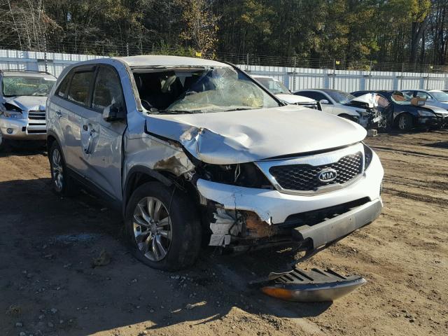 5XYKU4A14BG013486 - 2011 KIA SORENTO EX SILVER photo 1