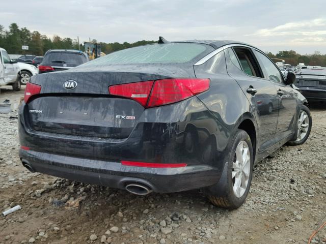 5XXGN4A76DG200632 - 2013 KIA OPTIMA EX BLACK photo 4