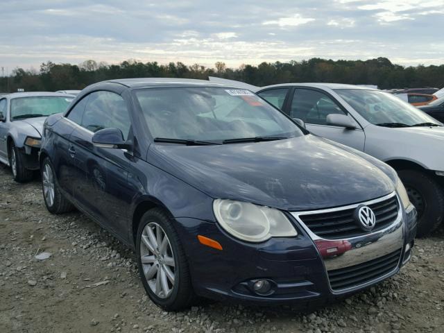 WVWFA71F27V001635 - 2007 VOLKSWAGEN EOS 2.0T L BLUE photo 1