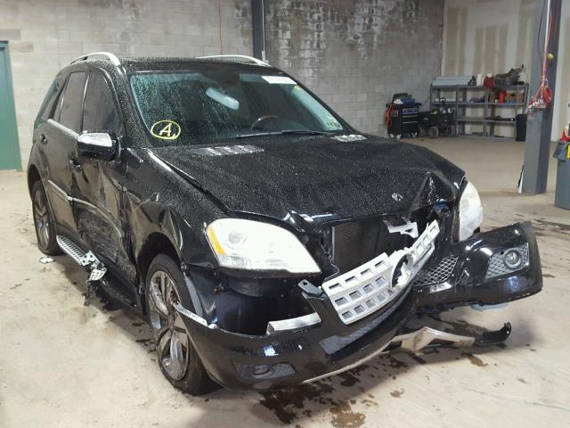 4JGBB8GB7AA594554 - 2010 MERCEDES-BENZ ML 350 4MA BLACK photo 1