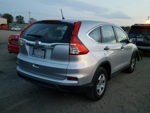 3CZRM3H3XGG702600 - 2016 HONDA CR-V LX SILVER photo 4