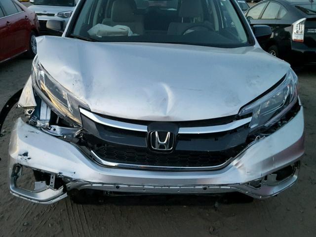 3CZRM3H3XGG702600 - 2016 HONDA CR-V LX SILVER photo 7