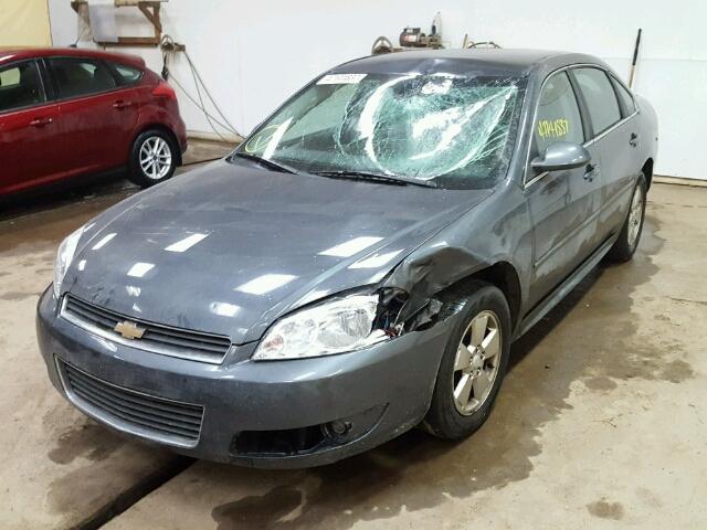 2G1WG5EK5B1180699 - 2011 CHEVROLET IMPALA LT GRAY photo 2