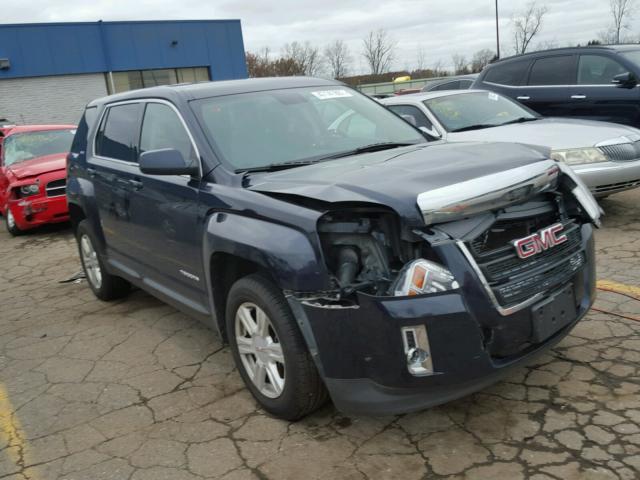 2GKALMEKXF6257457 - 2015 GMC TERRAIN SL BLUE photo 1