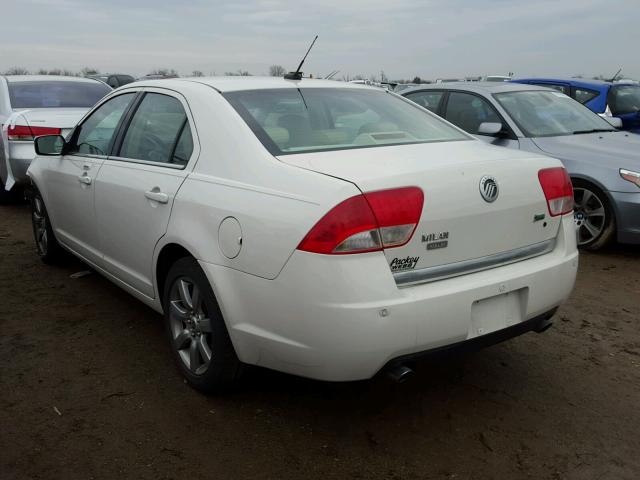 3MEHM0JG4AR601527 - 2010 MERCURY MILAN PREM WHITE photo 3