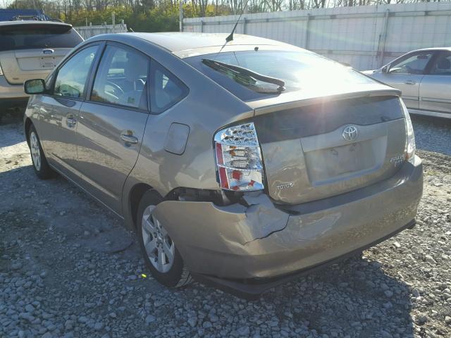 JTDKB20U483403412 - 2008 TOYOTA PRIUS GOLD photo 3