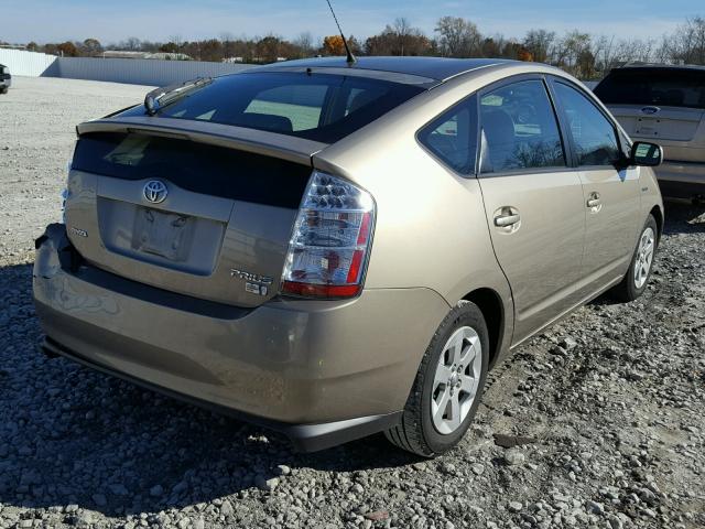 JTDKB20U483403412 - 2008 TOYOTA PRIUS GOLD photo 4