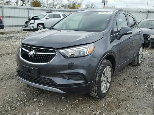 KL4CJASB1HB220272 - 2017 BUICK ENCORE PRE GRAY photo 2