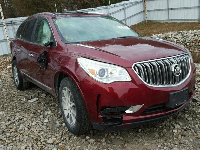 5GAKVBKD6FJ369231 - 2015 BUICK ENCLAVE RED photo 1