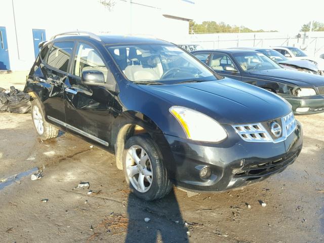 JN8AS5MT3BW181812 - 2011 NISSAN ROGUE S BLACK photo 1