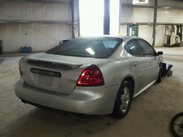 2G2WS522X51153078 - 2005 PONTIAC GRAND PRIX SILVER photo 4